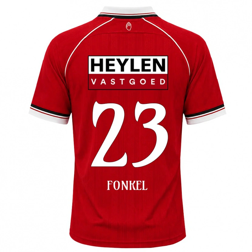Danxen Dames Djuswhen Fonkel #23 Rood Wit Zwart Thuisshirt Thuistenue 2026/27 T-Shirt