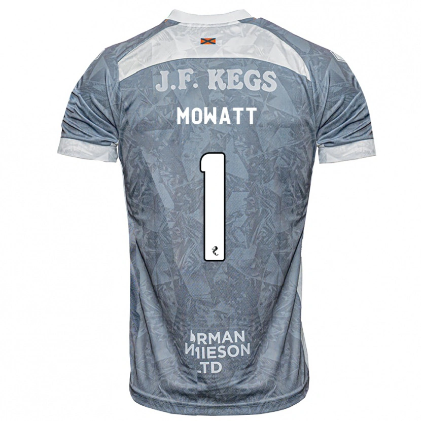Danxen Dames Beth Mowatt #1 Lichtleigrijs Uitshirt Uittenue 2026/27 T-Shirt