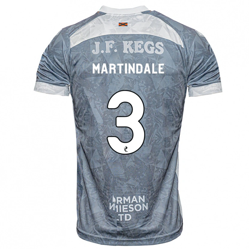 Danxen Dames Amilie Martindale #3 Lichtleigrijs Uitshirt Uittenue 2026/27 T-Shirt