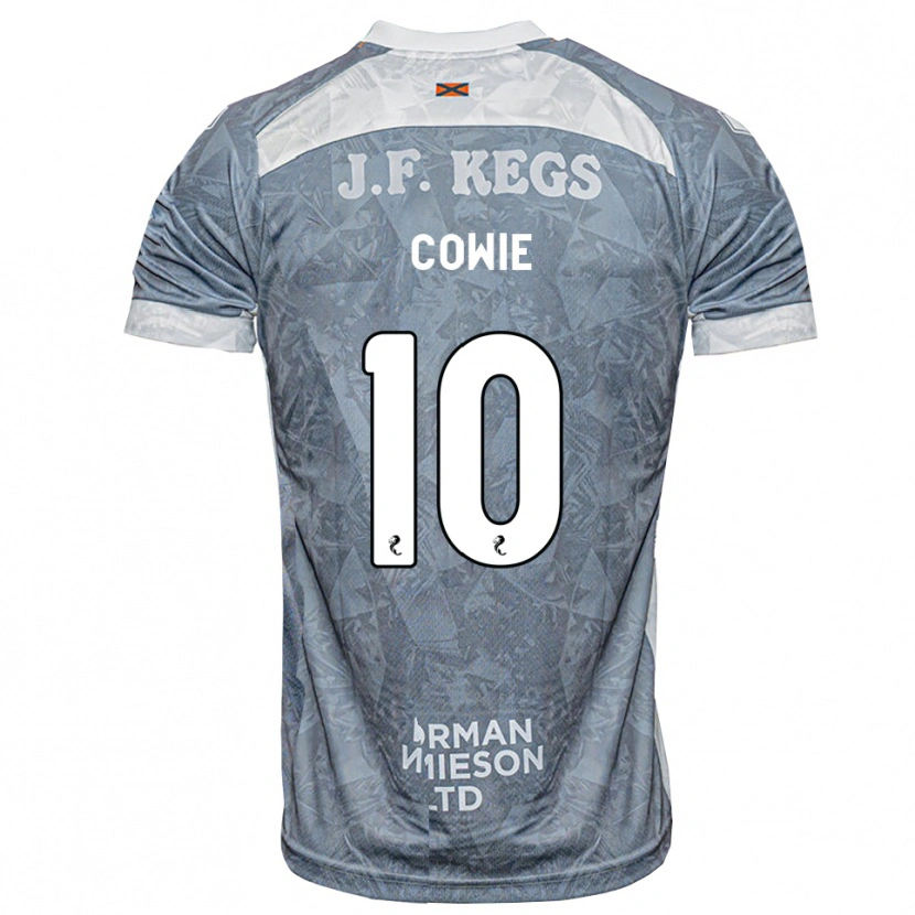 Danxen Dames Ellie Cowie #10 Lichtleigrijs Uitshirt Uittenue 2026/27 T-Shirt