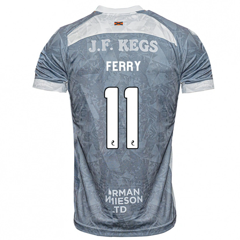 Danxen Dames Will Ferry #11 Lichtleigrijs Uitshirt Uittenue 2026/27 T-Shirt