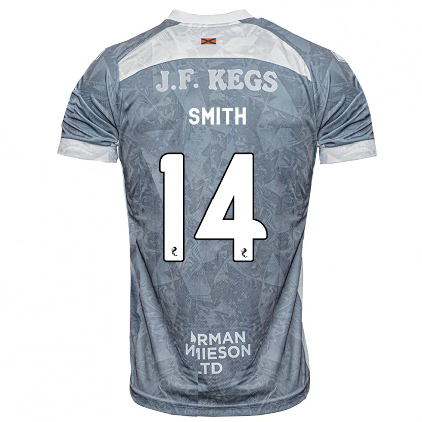 Danxen Dames Ellis Smith #14 Lichtleigrijs Uitshirt Uittenue 2026/27 T-Shirt