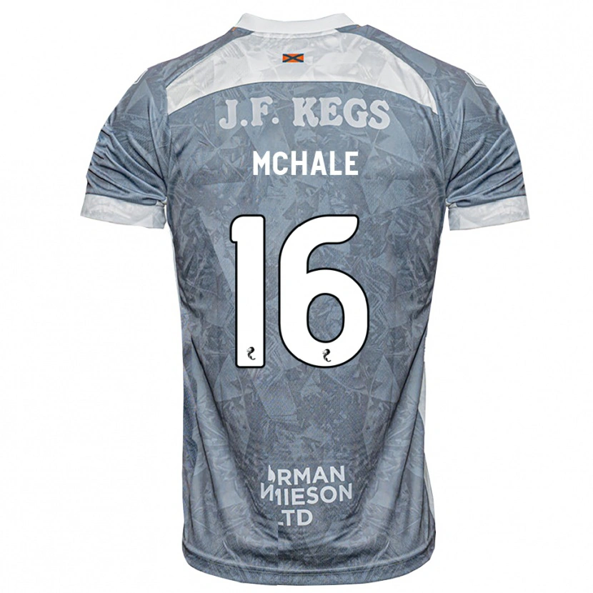 Danxen Dames Max Mchale #16 Lichtleigrijs Uitshirt Uittenue 2026/27 T-Shirt