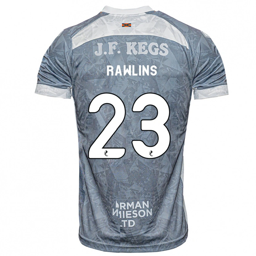 Danxen Dames Joshua Rawlins #23 Lichtleigrijs Uitshirt Uittenue 2026/27 T-Shirt