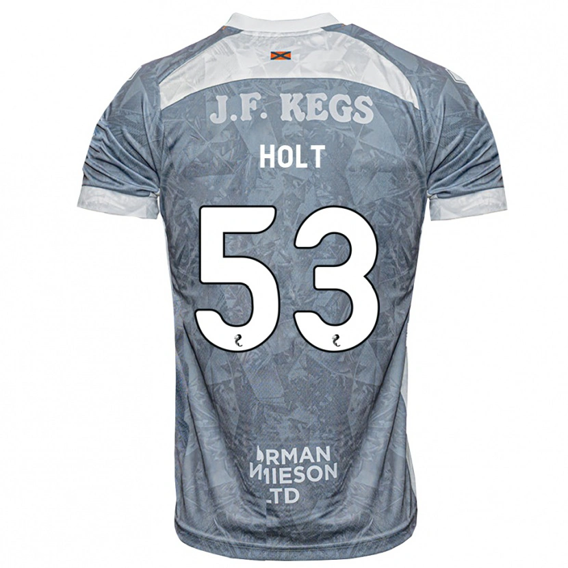 Danxen Dames Josh Holt #53 Lichtleigrijs Uitshirt Uittenue 2026/27 T-Shirt
