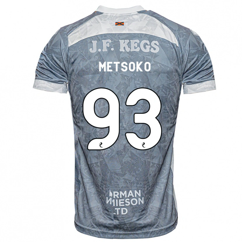 Danxen Dames Idjessi Metsoko #93 Lichtleigrijs Uitshirt Uittenue 2026/27 T-Shirt