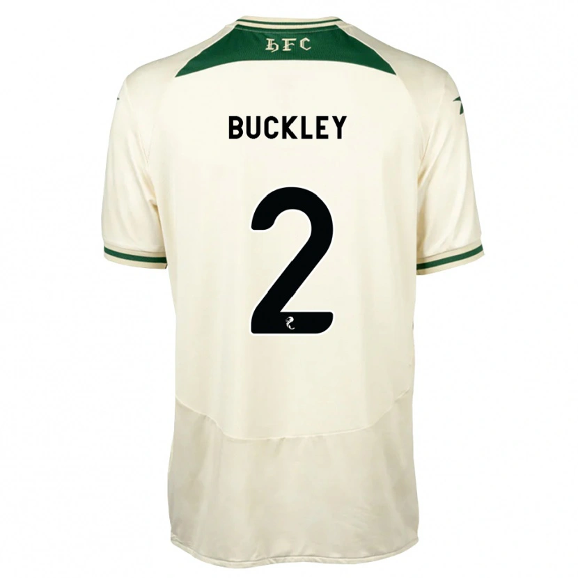 Danxen Dames Adam Buckley #2 Wit Bosgroen Uitshirt Uittenue 2026/27 T-Shirt