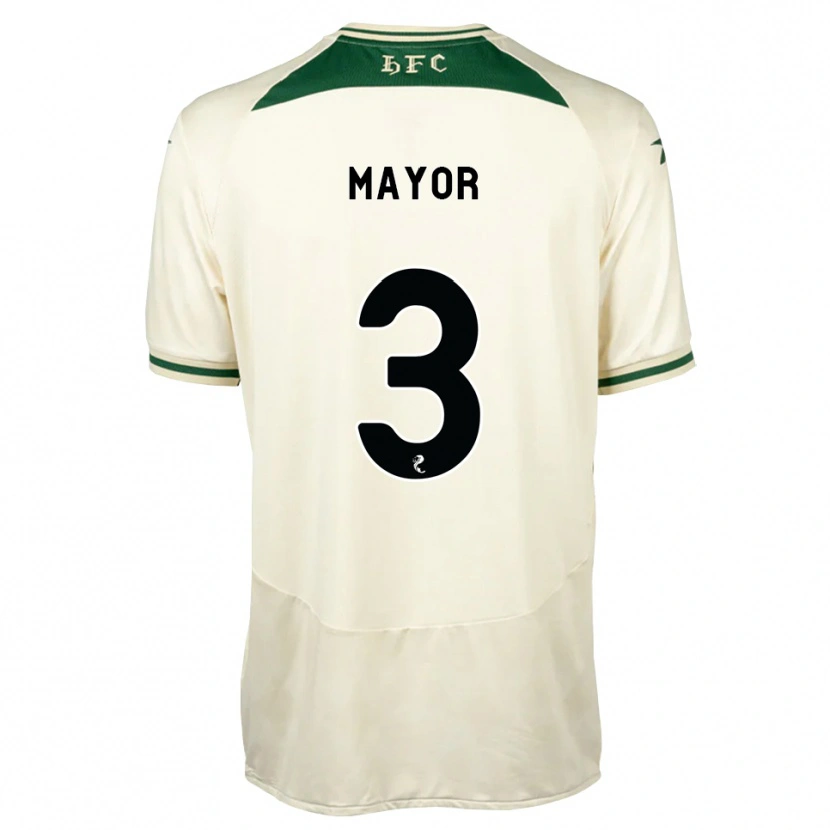 Danxen Dames Adam Mayor #3 Wit Bosgroen Uitshirt Uittenue 2026/27 T-Shirt