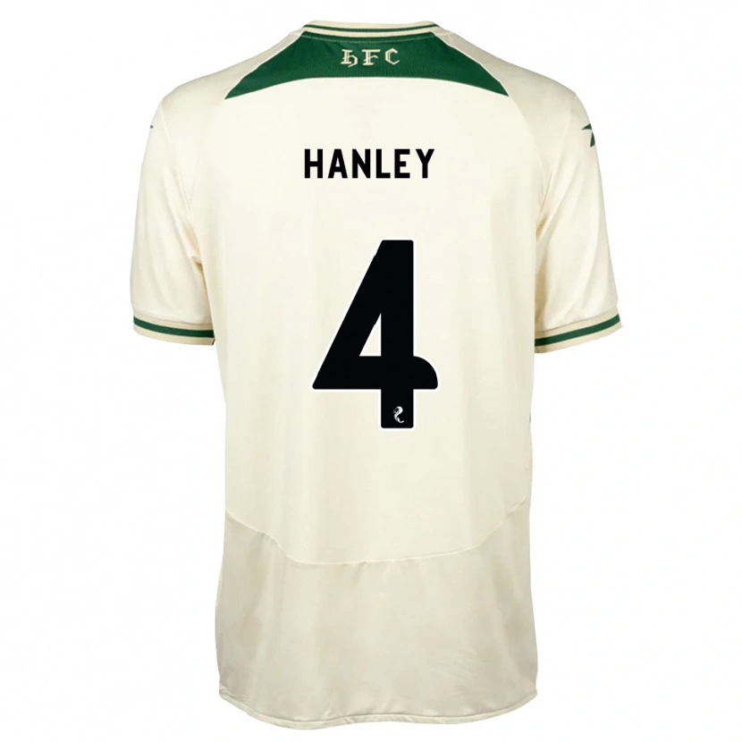 Danxen Dames Grant Hanley #4 Wit Bosgroen Uitshirt Uittenue 2026/27 T-Shirt