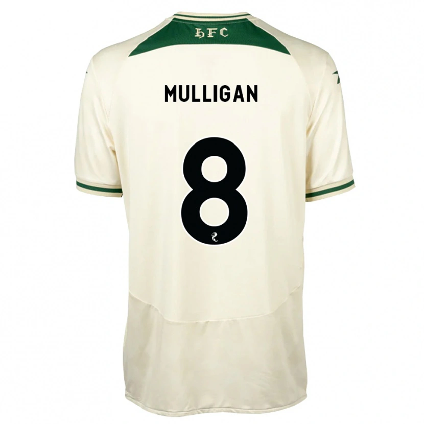 Danxen Dames Josh Mulligan #8 Wit Bosgroen Uitshirt Uittenue 2026/27 T-Shirt