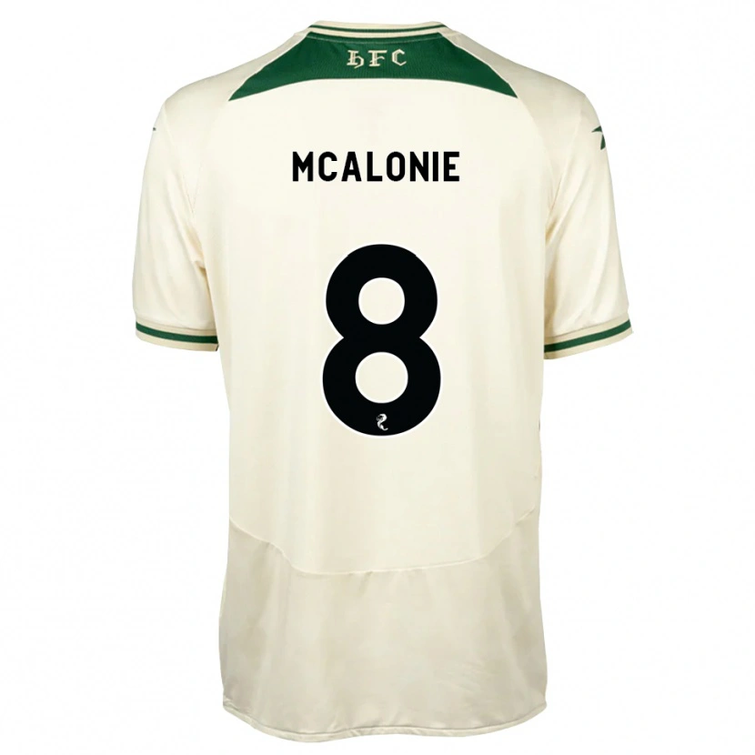 Danxen Dames Michaela Mcalonie #8 Wit Bosgroen Uitshirt Uittenue 2026/27 T-Shirt