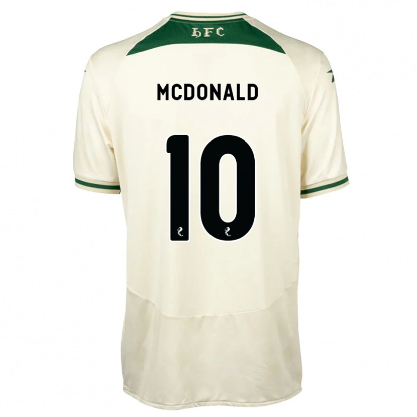 Danxen Dames Josh Mcdonald #10 Wit Bosgroen Uitshirt Uittenue 2026/27 T-Shirt
