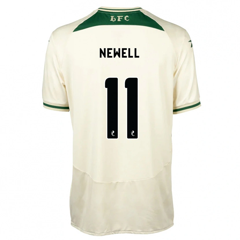 Danxen Dames Joe Newell #11 Wit Bosgroen Uitshirt Uittenue 2026/27 T-Shirt