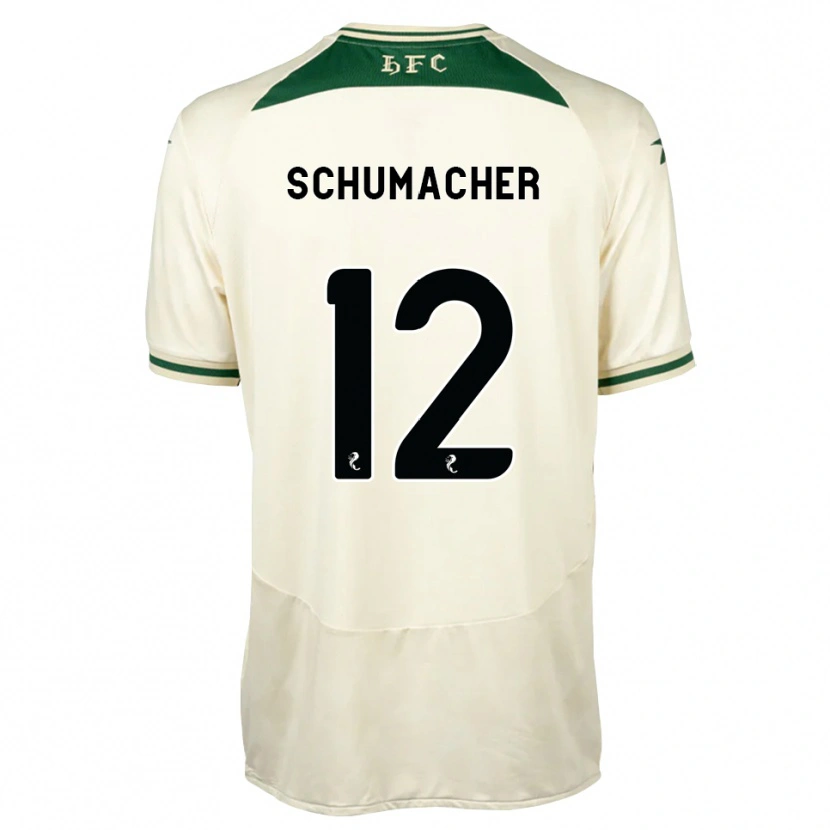 Danxen Dames Noa Schumacher #12 Wit Bosgroen Uitshirt Uittenue 2026/27 T-Shirt
