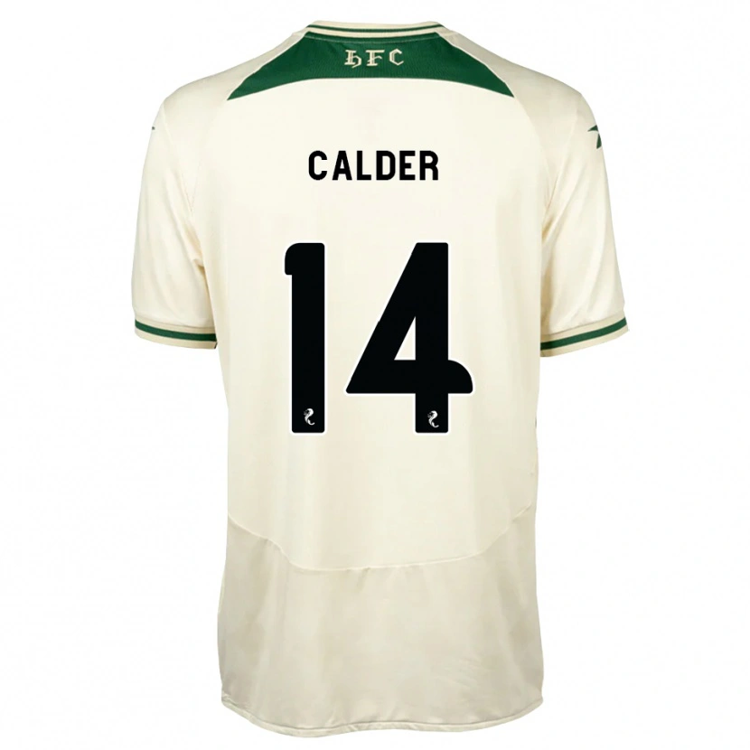 Danxen Dames Owen Calder #14 Wit Bosgroen Uitshirt Uittenue 2026/27 T-Shirt