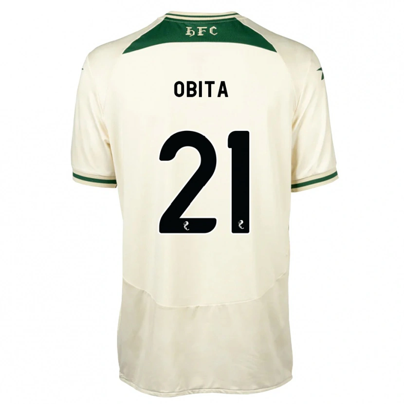 Danxen Dames Jordan Obita #21 Wit Bosgroen Uitshirt Uittenue 2026/27 T-Shirt