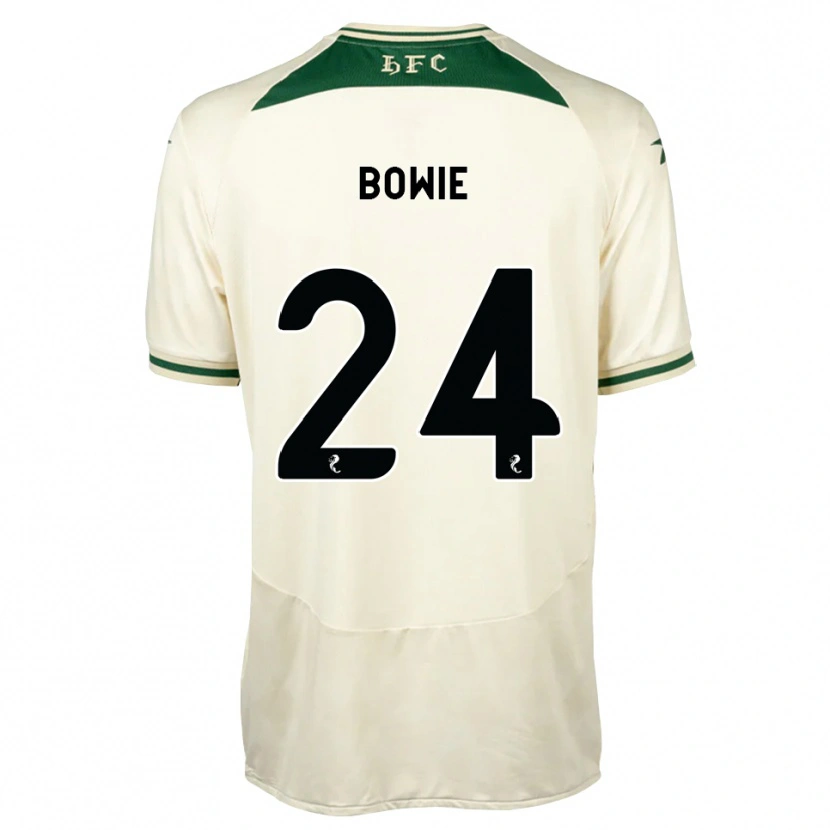Danxen Dames Tegan Bowie #24 Wit Bosgroen Uitshirt Uittenue 2026/27 T-Shirt