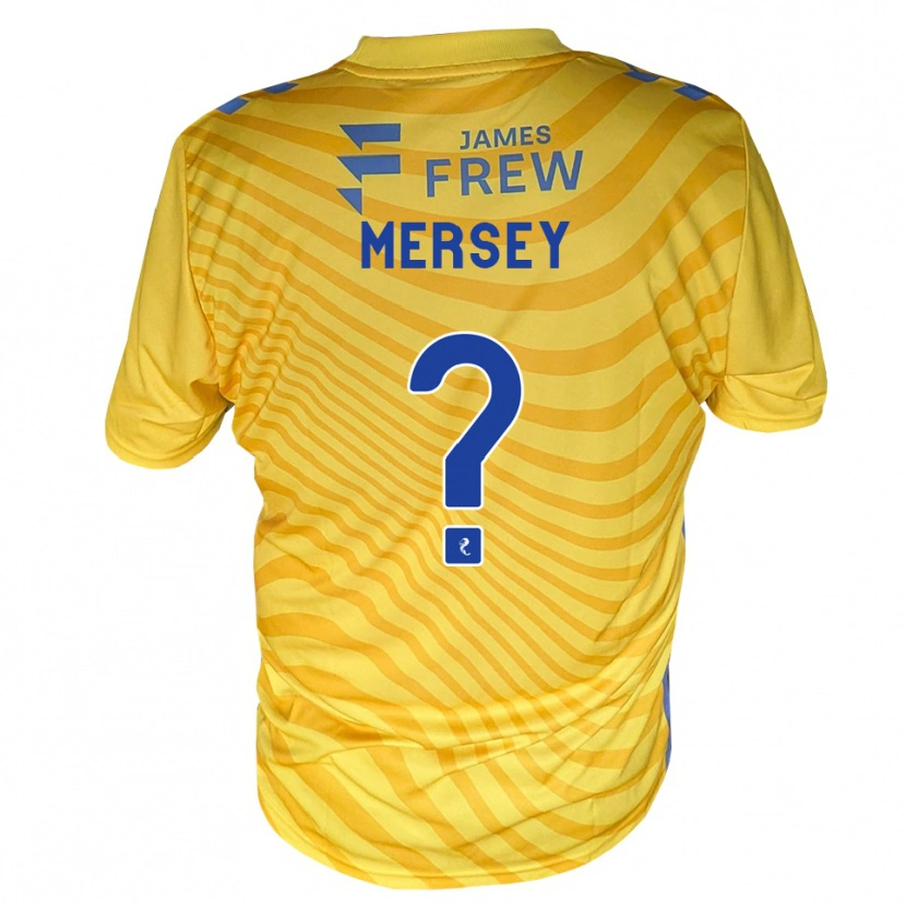 Danxen Dames Ethan Mersey #0 Koningsblauw Geel Uitshirt Uittenue 2026/27 T-Shirt