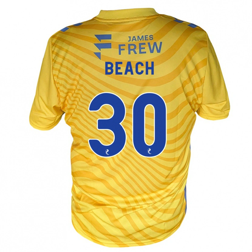 Danxen Dames Eddie Beach #30 Koningsblauw Geel Uitshirt Uittenue 2026/27 T-Shirt