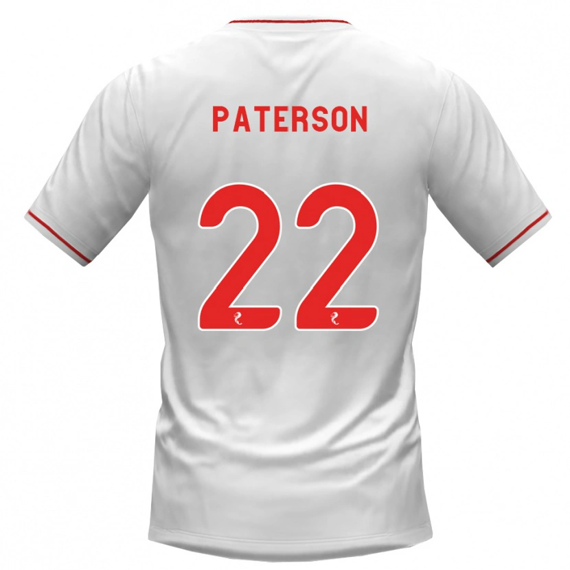 Danxen Dames Maura Paterson #22 Wit Rood Uitshirt Uittenue 2026/27 T-Shirt
