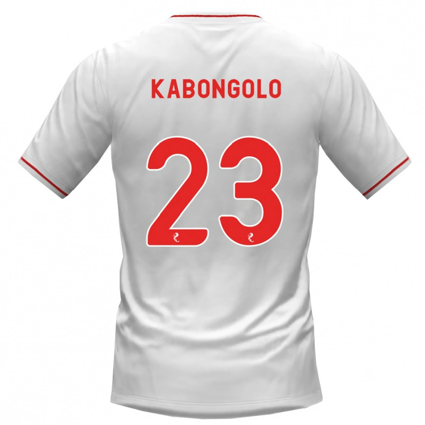 Danxen Dames Brooklyn Kabongolo #23 Wit Rood Uitshirt Uittenue 2026/27 T-Shirt