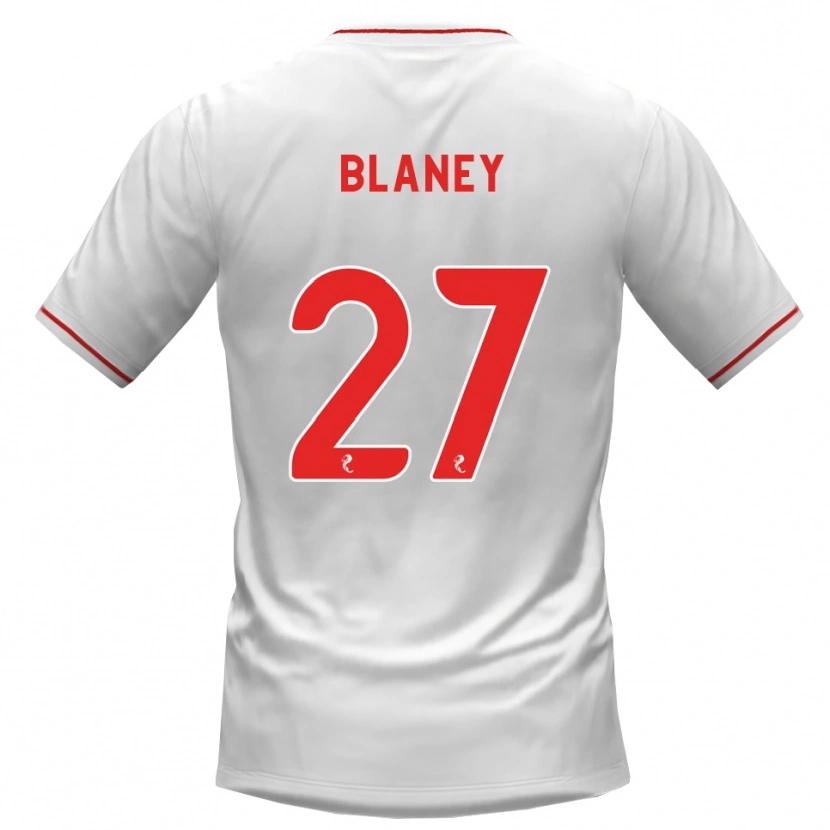 Danxen Dames Shane Blaney #27 Wit Rood Uitshirt Uittenue 2026/27 T-Shirt