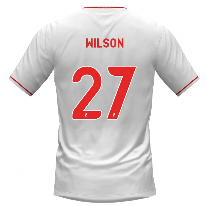 Danxen Dames Danny Wilson #27 Wit Rood Uitshirt Uittenue 2026/27 T-Shirt