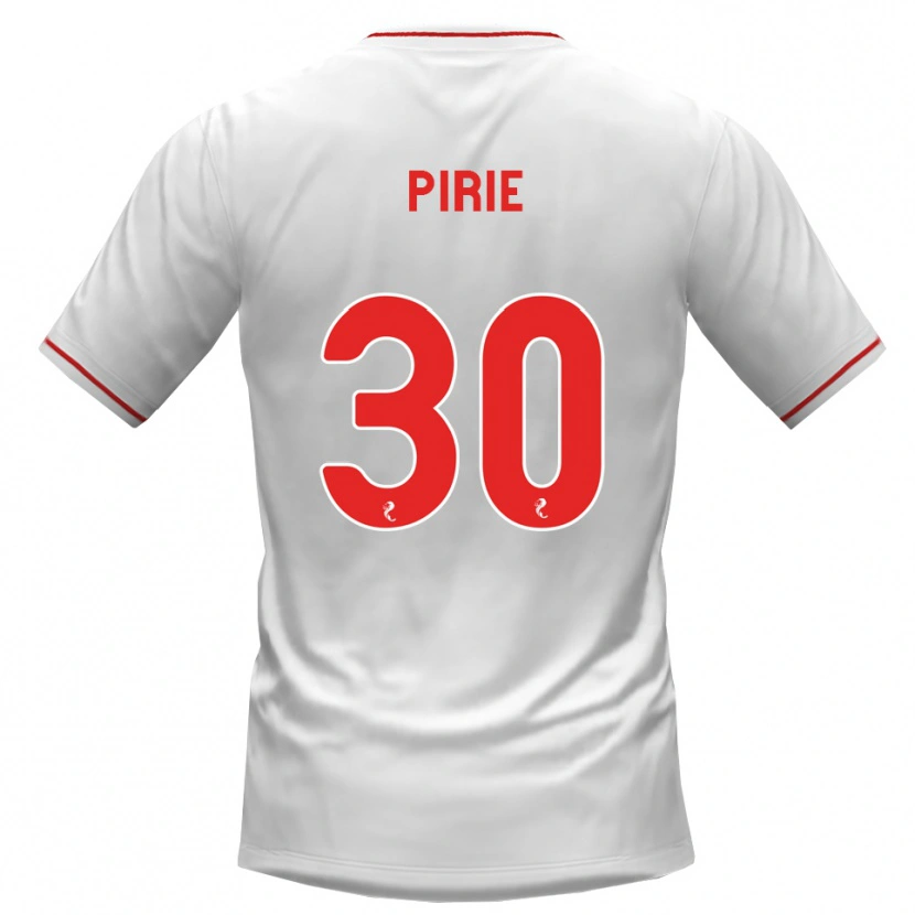 Danxen Dames Rachel Pirie #30 Wit Rood Uitshirt Uittenue 2026/27 T-Shirt