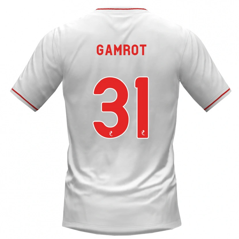 Danxen Dames Schenai Gamrot #31 Wit Rood Uitshirt Uittenue 2026/27 T-Shirt