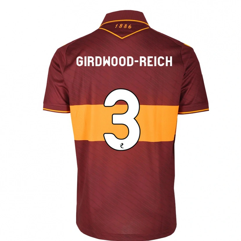 Danxen Dames Jake Girdwood-Reich #3 Oranje Kastanjebruin Uitshirt Uittenue 2026/27 T-Shirt