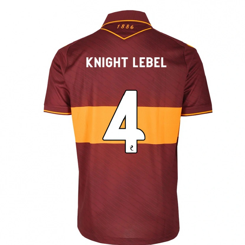 Danxen Dames Jamie Knight-Lebel #4 Oranje Kastanjebruin Uitshirt Uittenue 2026/27 T-Shirt