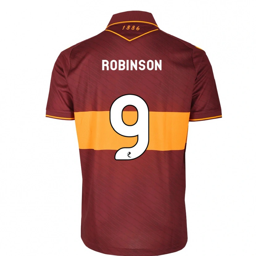 Danxen Dames Zach Robinson #9 Oranje Kastanjebruin Uitshirt Uittenue 2026/27 T-Shirt