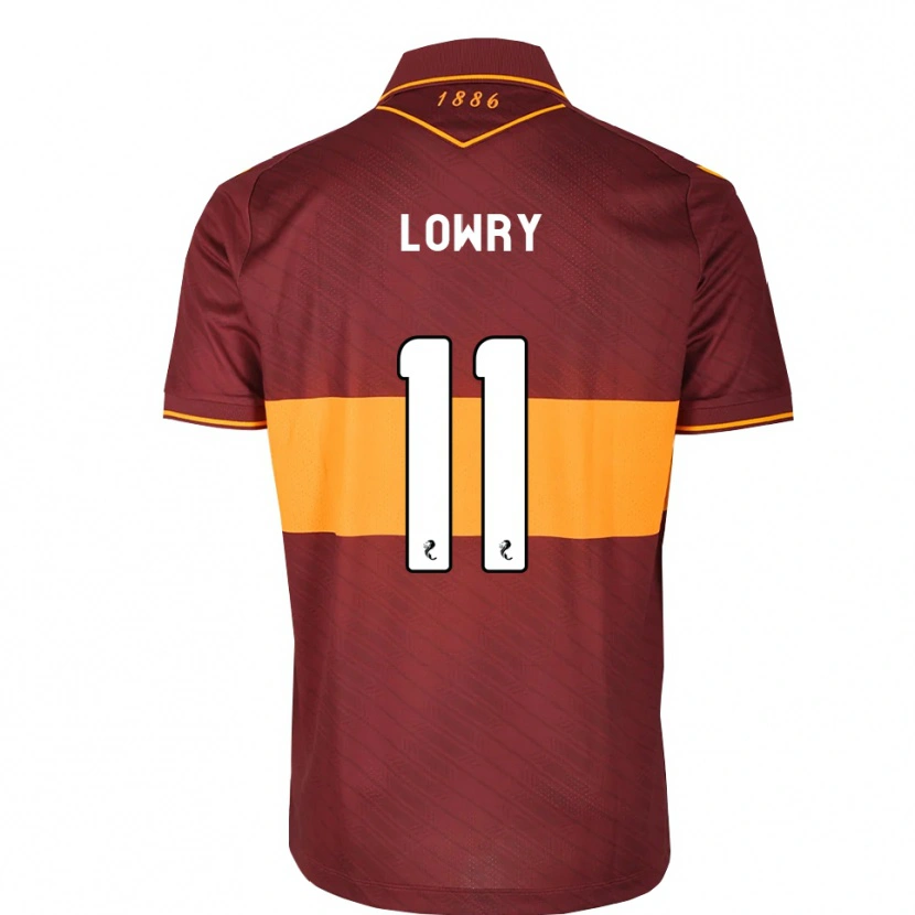 Danxen Dames Alex Lowry #11 Oranje Kastanjebruin Uitshirt Uittenue 2026/27 T-Shirt
