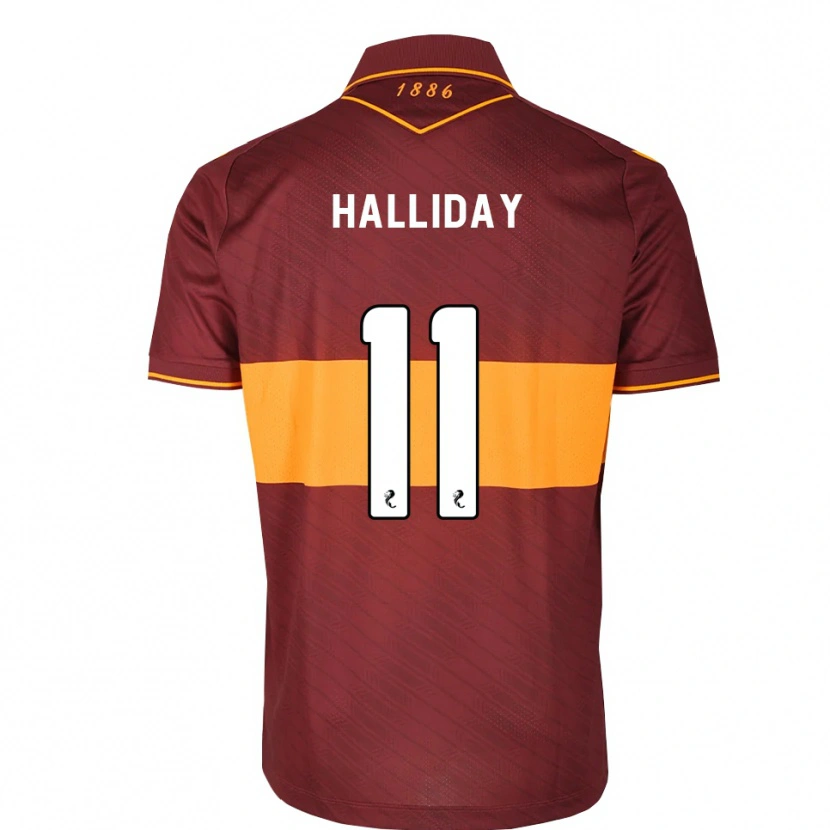 Danxen Dames Andy Halliday #11 Oranje Kastanjebruin Uitshirt Uittenue 2026/27 T-Shirt