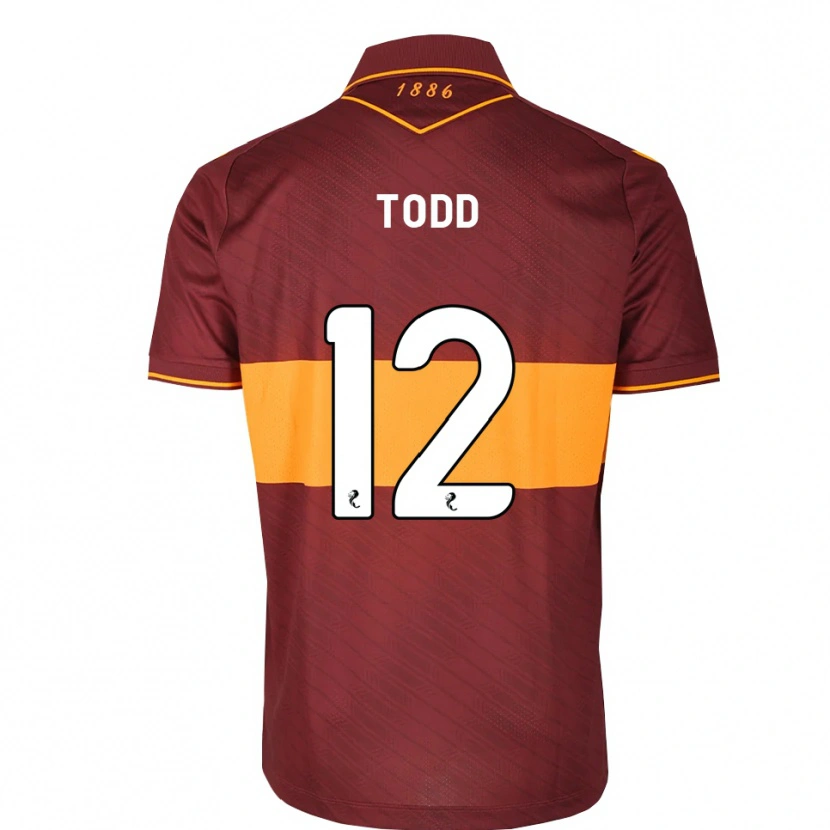 Danxen Dames Rachel Todd #12 Oranje Kastanjebruin Uitshirt Uittenue 2026/27 T-Shirt