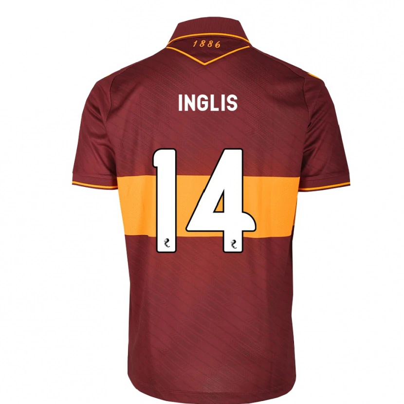 Danxen Dames Gill Inglis #14 Oranje Kastanjebruin Uitshirt Uittenue 2026/27 T-Shirt