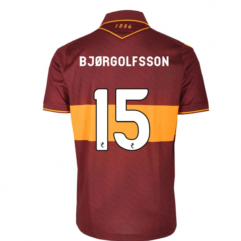 Danxen Dames Eythor Bjørgolfsson #15 Oranje Kastanjebruin Uitshirt Uittenue 2026/27 T-Shirt