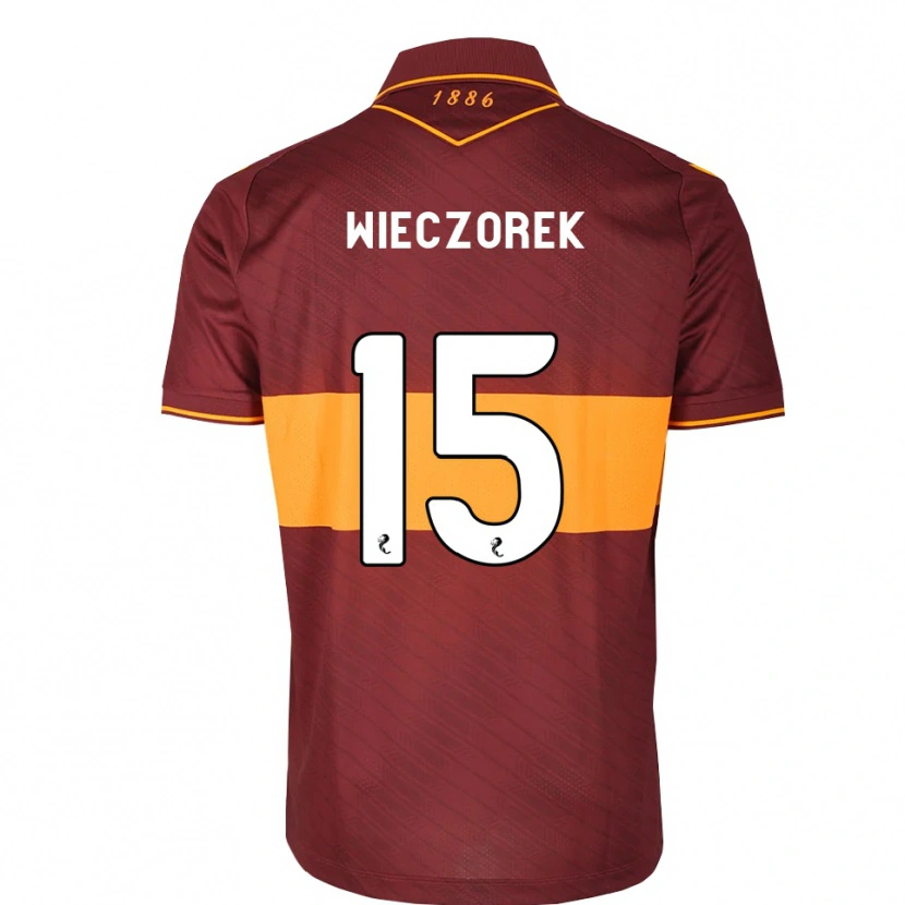 Danxen Dames Olivier Wieczorek #15 Oranje Kastanjebruin Uitshirt Uittenue 2026/27 T-Shirt