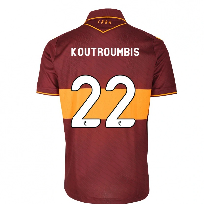 Danxen Dames John Koutroumbis #22 Oranje Kastanjebruin Uitshirt Uittenue 2026/27 T-Shirt