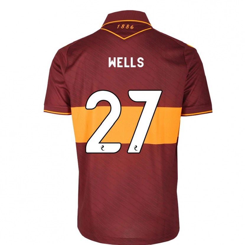 Danxen Dames Dylan Wells #27 Oranje Kastanjebruin Uitshirt Uittenue 2026/27 T-Shirt