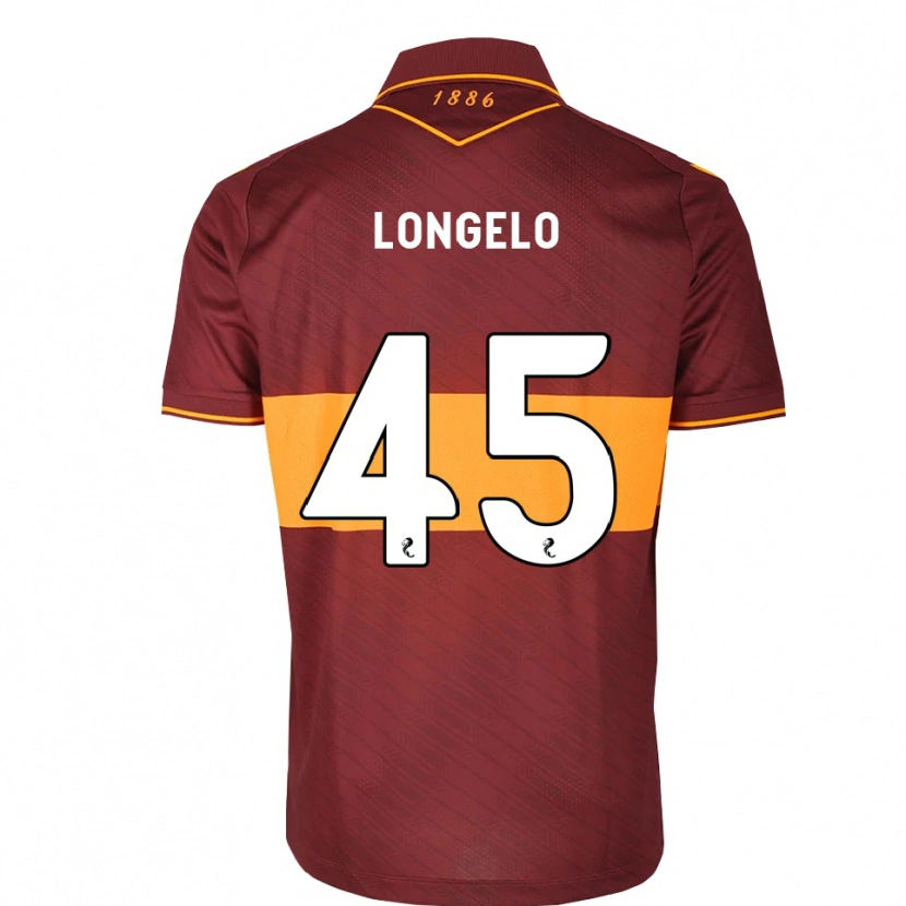 Danxen Dames Emmanuel Longelo #45 Oranje Kastanjebruin Uitshirt Uittenue 2026/27 T-Shirt