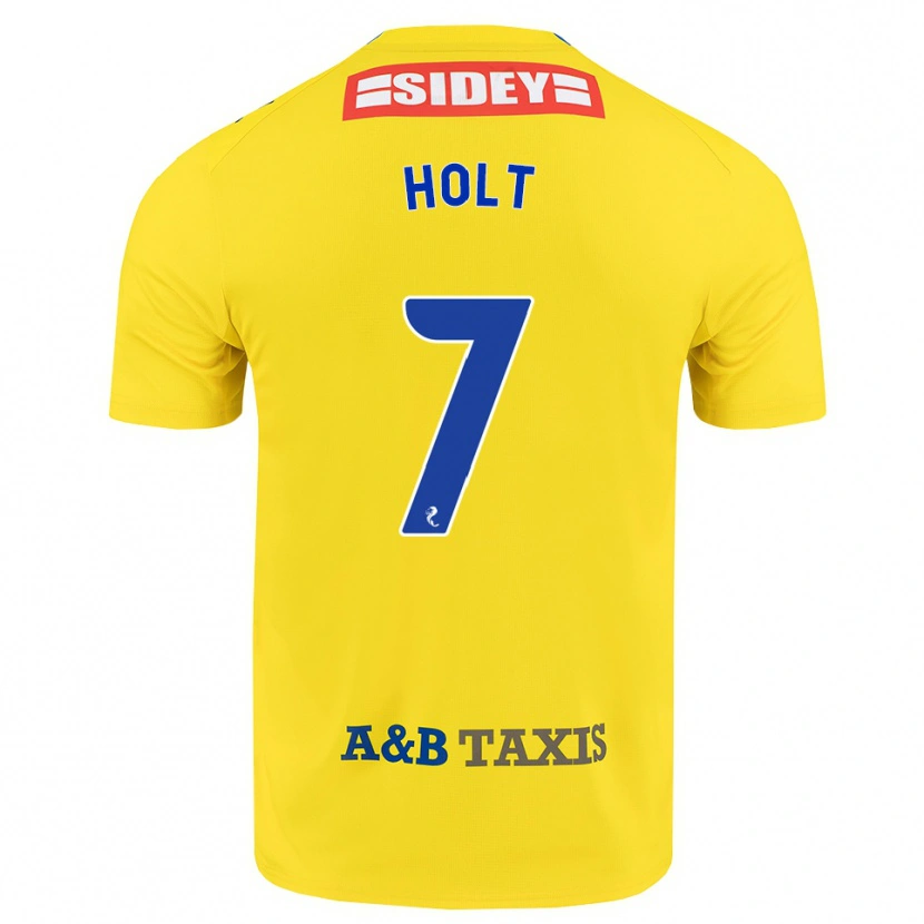 Danxen Dames Jason Holt #7 Geel Blauw Zwart Uitshirt Uittenue 2026/27 T-Shirt
