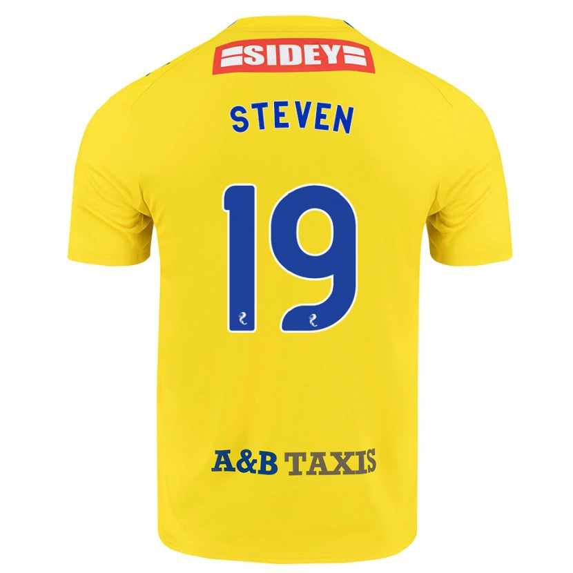 Danxen Dames Taylor Steven #19 Geel Blauw Zwart Uitshirt Uittenue 2026/27 T-Shirt