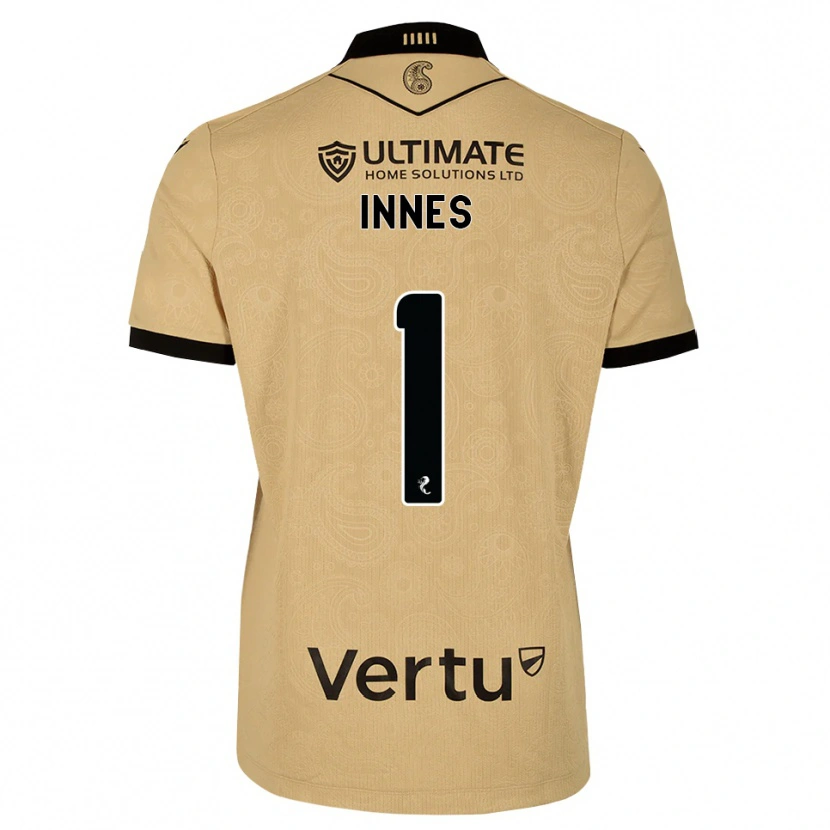 Danxen Dames Charlie Innes #1 Burlywood Zwart Uitshirt Uittenue 2026/27 T-Shirt