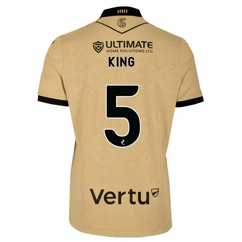 Danxen Dames Richard King #5 Burlywood Zwart Uitshirt Uittenue 2026/27 T-Shirt