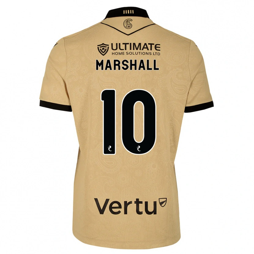 Danxen Dames Lewis Marshall #10 Burlywood Zwart Uitshirt Uittenue 2026/27 T-Shirt