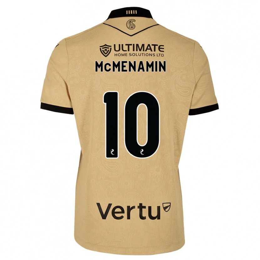 Danxen Dames Conor Mcmenamin #10 Burlywood Zwart Uitshirt Uittenue 2026/27 T-Shirt