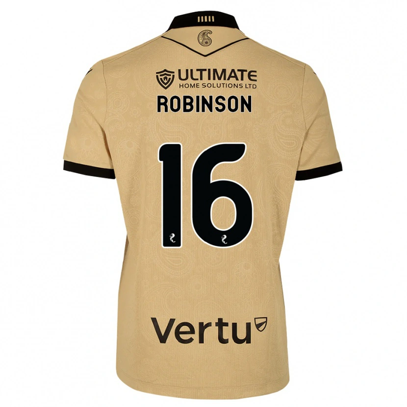 Danxen Dames Sam Robinson #16 Burlywood Zwart Uitshirt Uittenue 2026/27 T-Shirt