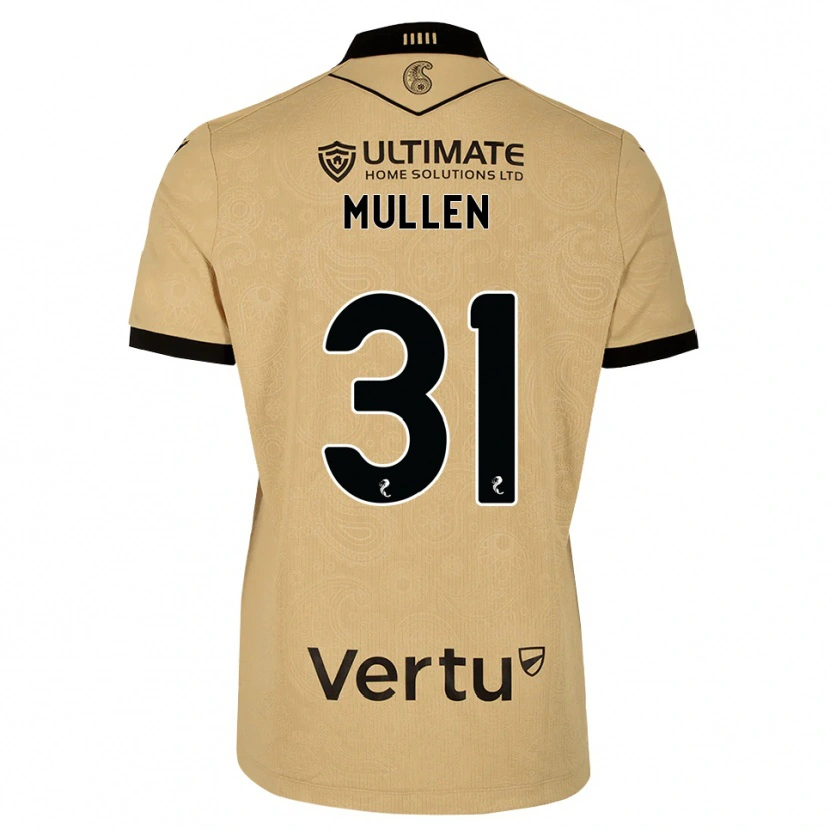 Danxen Dames Ryan Mullen #31 Burlywood Zwart Uitshirt Uittenue 2026/27 T-Shirt