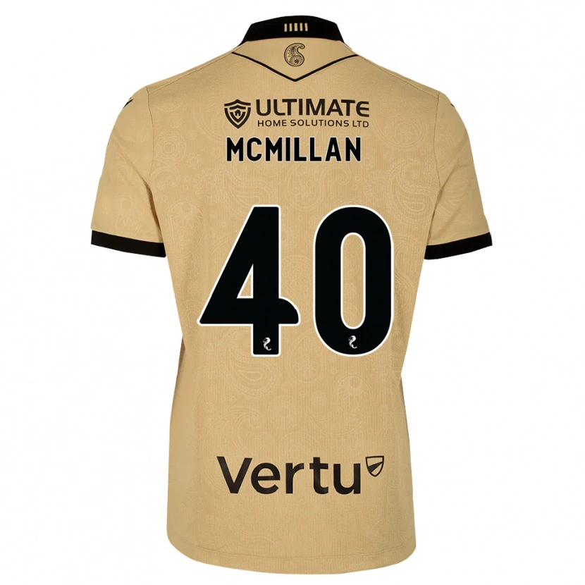 Danxen Dames Caiden Mcmillan #40 Burlywood Zwart Uitshirt Uittenue 2026/27 T-Shirt